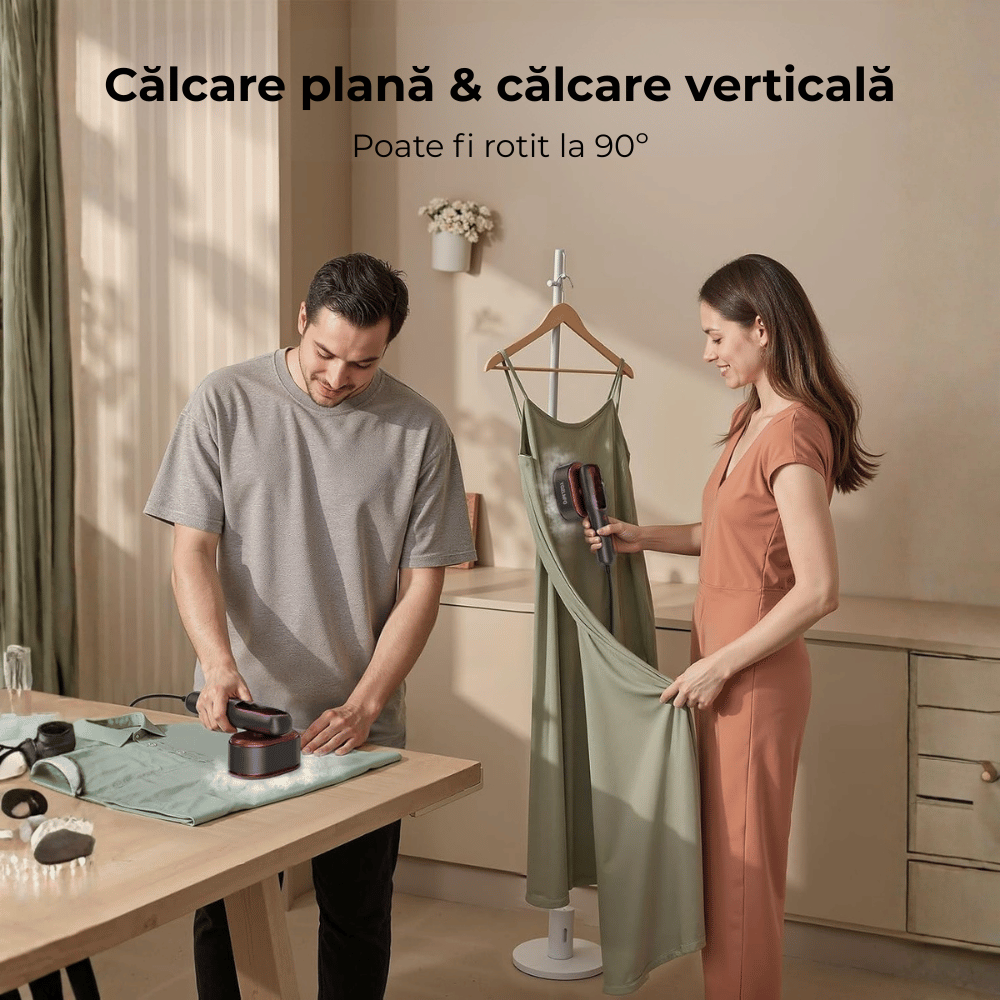 Aparat De Calcat Cu Abur Portabil Vertical/Orizontal