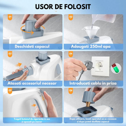 SteamPro - Aparat de Curatat cu Aburi Fara Chimicale