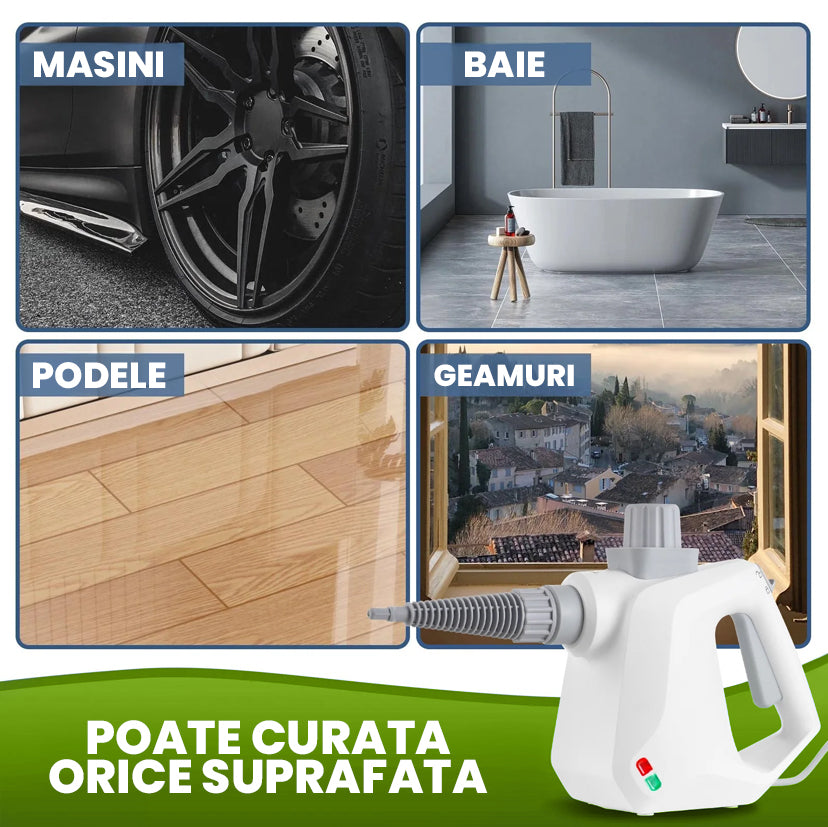 SteamPro - Aparat de Curatat cu Aburi Fara Chimicale
